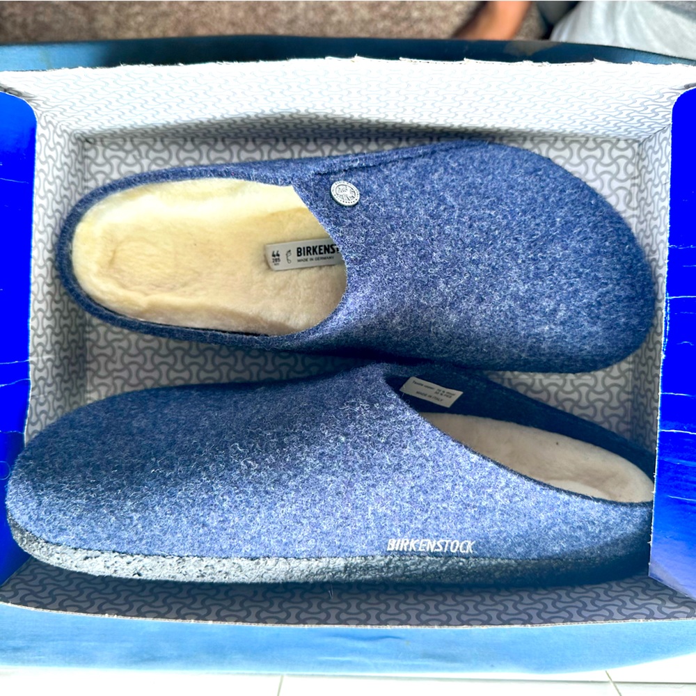 Birkenstock Zermatt Rivet Wool Clogs w/ Arch Support